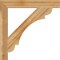 Ekena Millwork Olympic Block Rough Sawn Bracket, Western Red Cedar, 4"W x 32"D x 32"H BKT04X32X32OLY05RWR - alternate 4